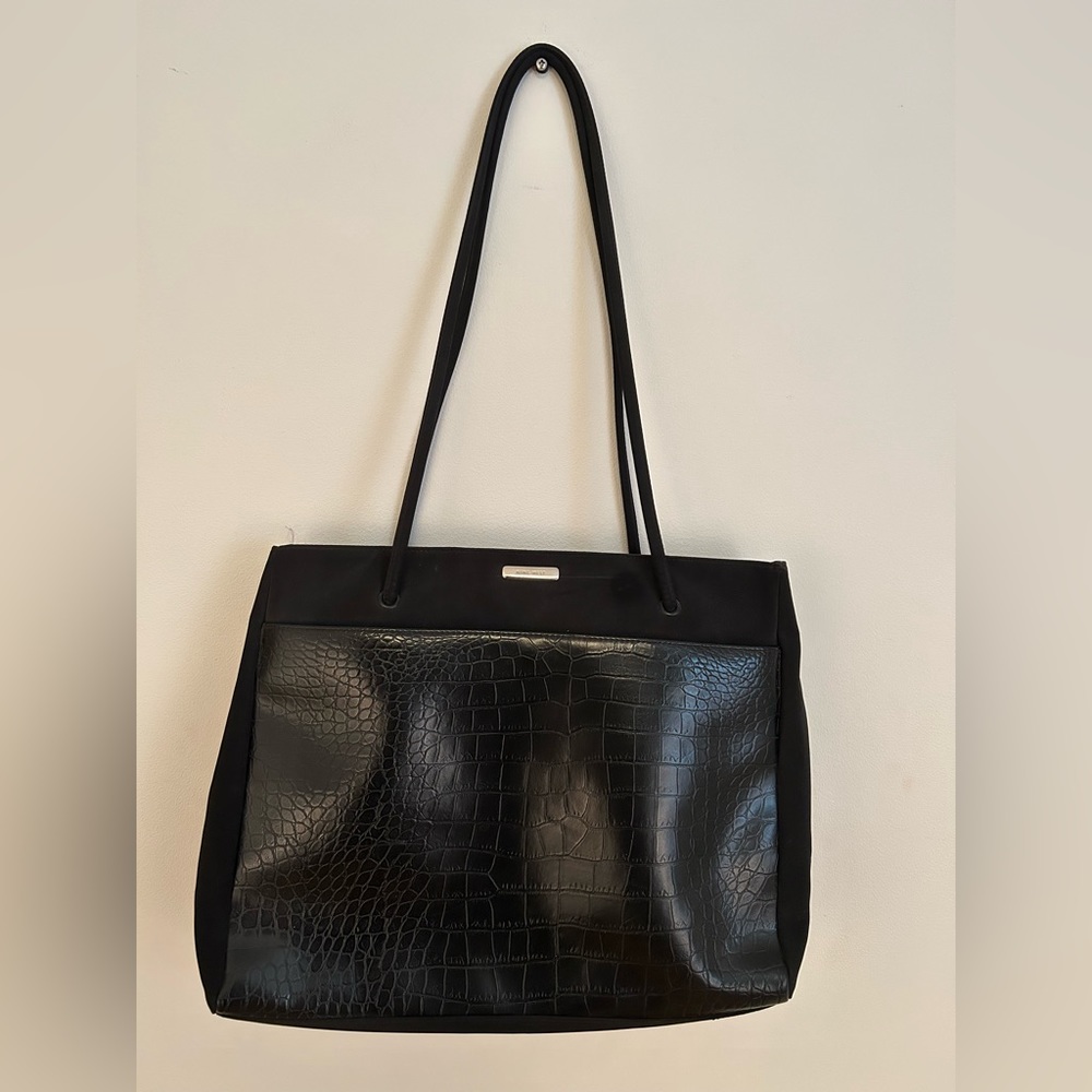Black Nine West Snakeskin Purse